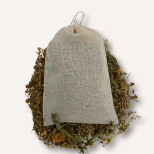 Avena Dream Tea bag from Monterrey Herb Co on a white background